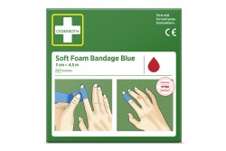 Bandaż piankowy niebieski Cederroth Soft Foam Bandage 3 cm x 4,5 m REF 51011022